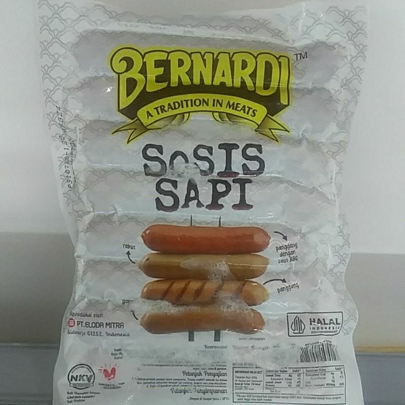 

Bernardi sosis sapi 500 GRAM