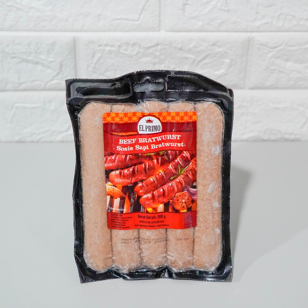 

EL PRIMO BEEF BRATWURST SAUSAGE 1KG