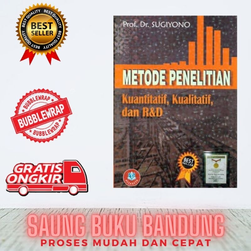 BUKU METODE PENELITIAN KUANTITATIF, KUALITATIF, DAN R&D 2024 TERBARU PROF. DR  .SUGIYONO