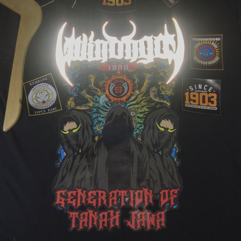 Kaos Pshw Winongo Reflektif Menyala Kode Silat Culture Pshw