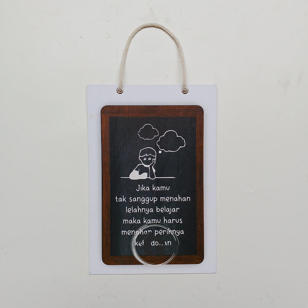 

Hard Poster Quotes Tentang Belajar - Jangan Malas Belajar - Hard Poster Sekolah