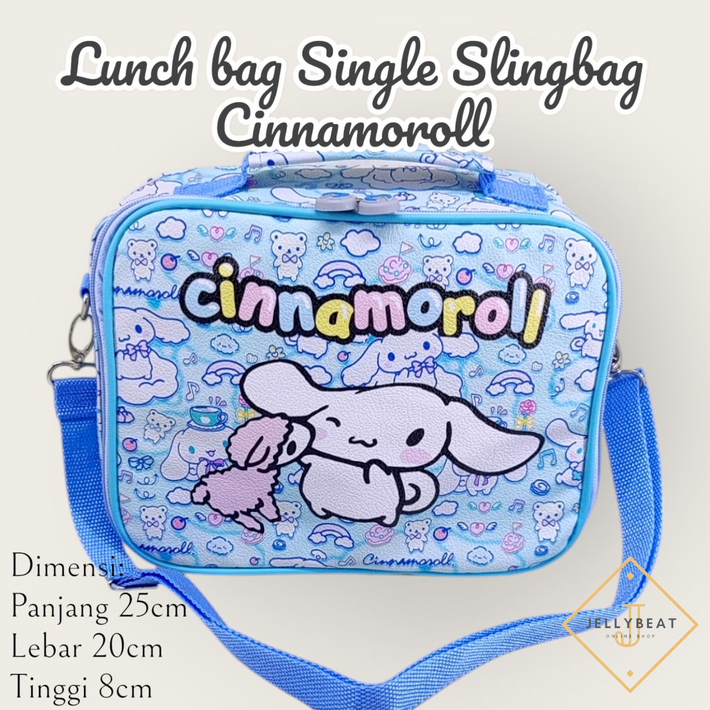 Tas Bekal Slempang Cinnamoroll / Lunch Bag Cinnamoroll Insulated Bag
