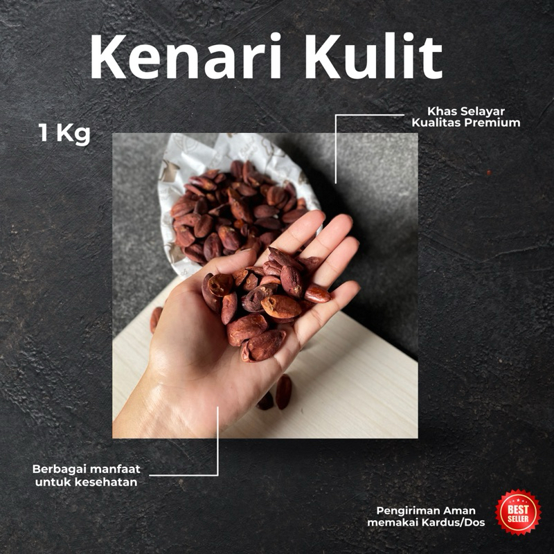 

Kenari kulit utuh mentah best quality premium harga termurah