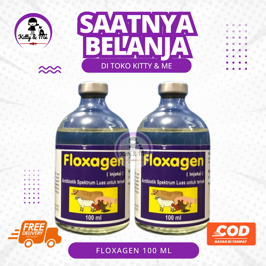 FLOXAGEN 100 ML - Antibiotik Pernafasan Untuk Ternak