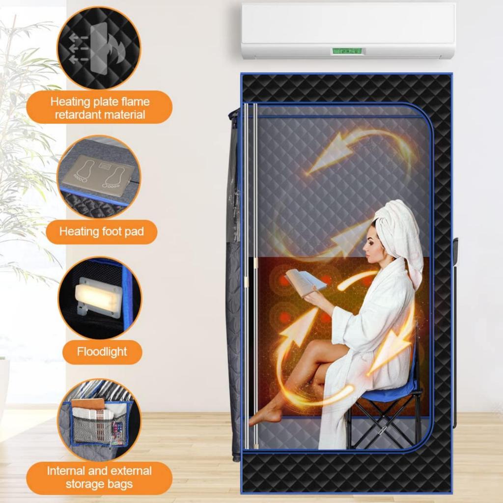 NEW PRODUCT Kotak Sauna Full Body Portable / Alat Sauna Di Rumah / Alat Pelangsing Tubuh