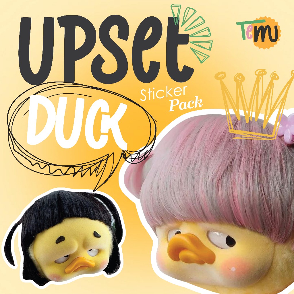 

Upset Duck Sticker Pack Premium