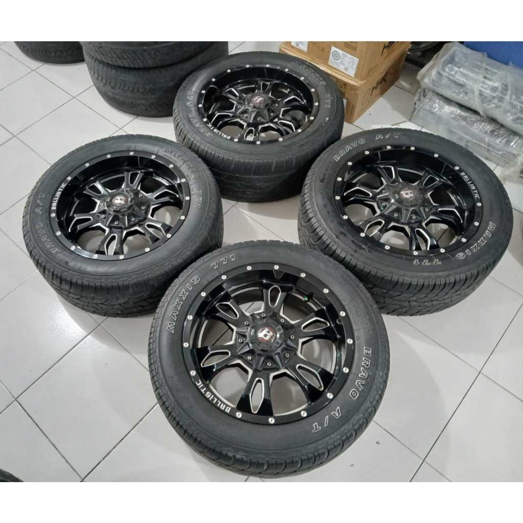 Velg Ballistic Ring 20 Racing Pcd 6x139,7 Murah R20 Mobil Ford Ranger Fortuner Pajero Hilux Triton D