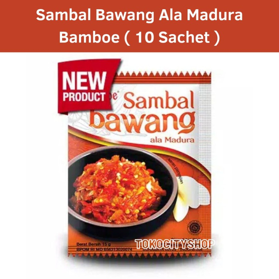 

Sambal Bawang Ala Madura Bamboe ( 10 Sachet )