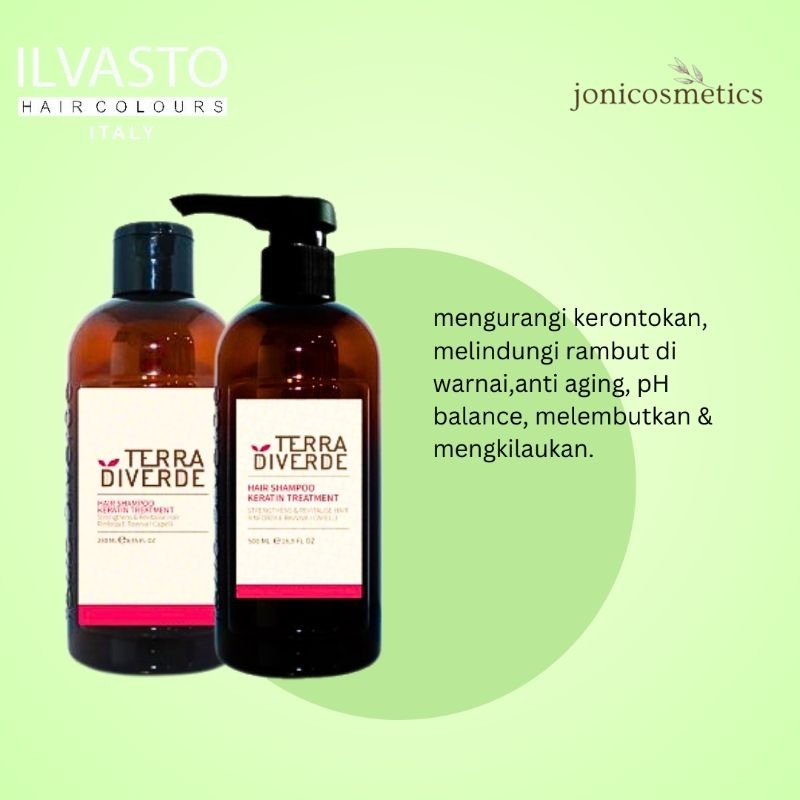 Ilvasto TerraDiverde Hair Shampo KeratinTreatmen