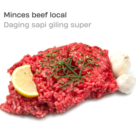 

daging sapi giling segar tiap harinya 1kg banyak dagingnya