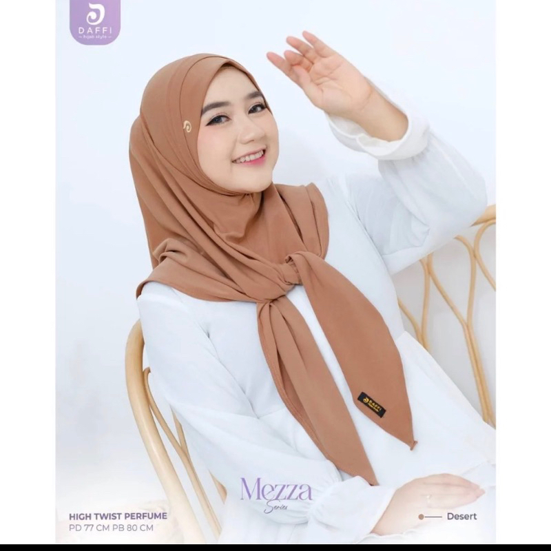 BERGO MEZZA DAFFI HIJAB TERBARU JERSEY PREMIUM | HIJAB DAFFI MEZZA