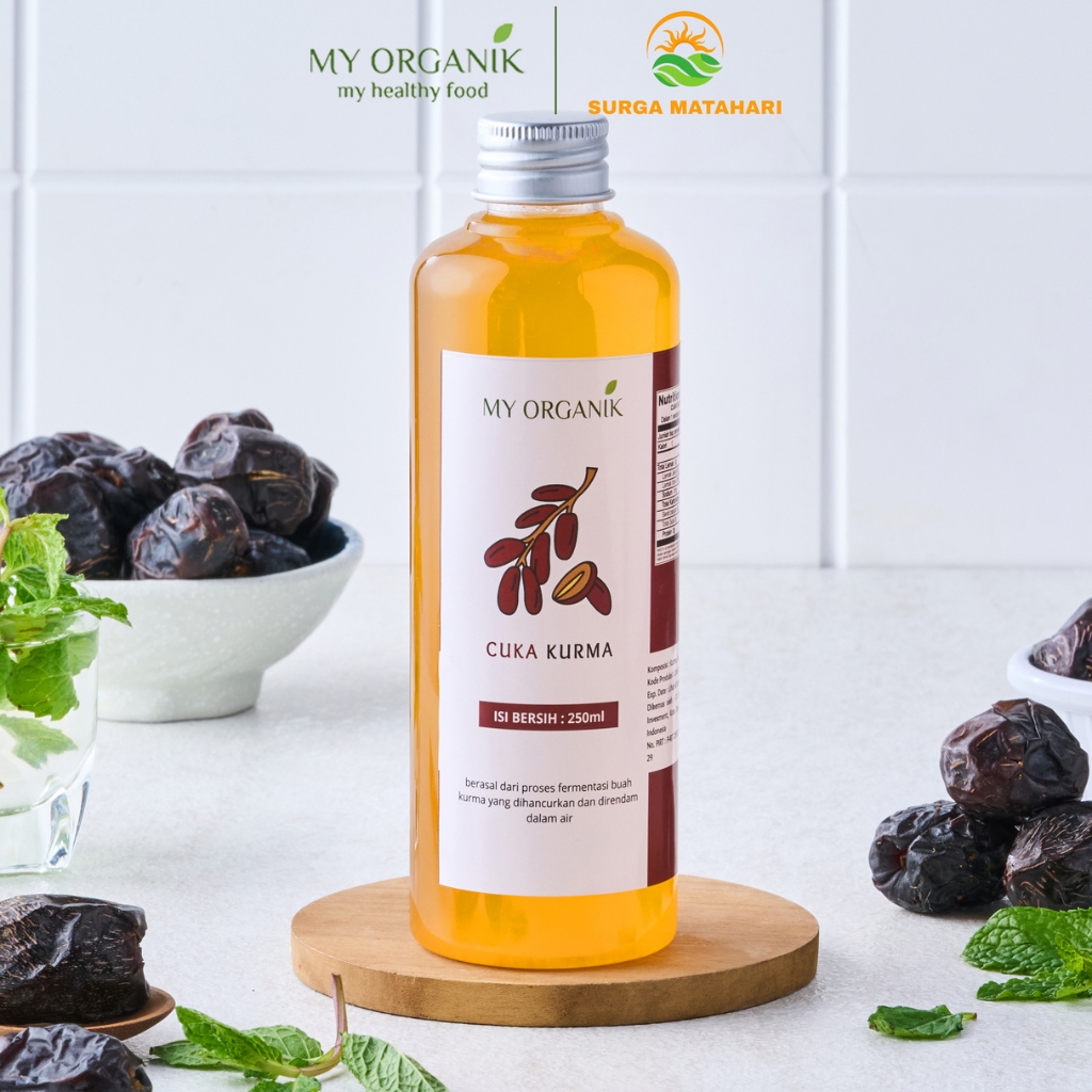 

My Organik Cuka Kurma Dates Organik Premium Original with mother Tanpa Campuran