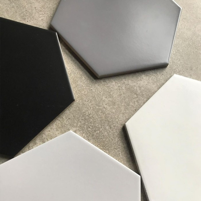 Keramik Venus Hexagon Tiles Series 23x20 Cm Matt - Keramik Lantai Rumah Hexagonal Modern/ Keramik Di