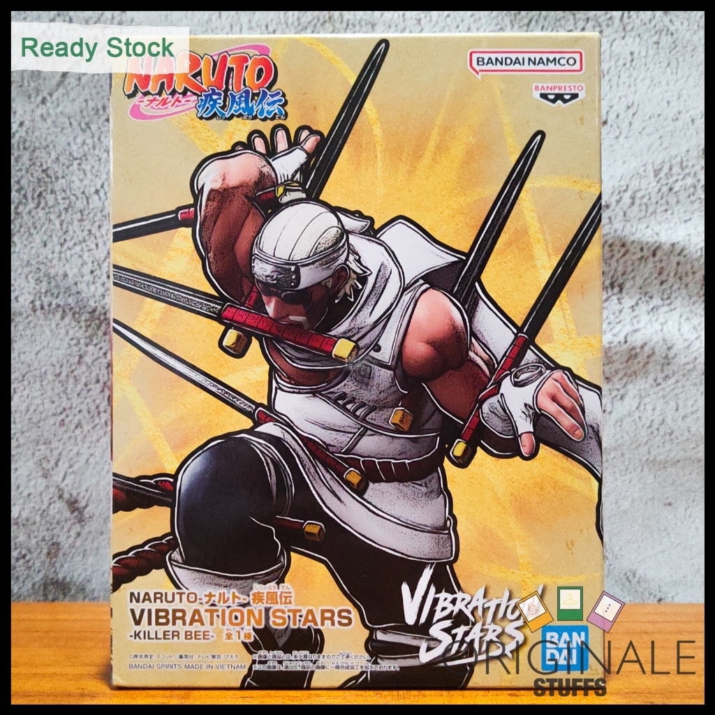 Banpresto Naruto Shippuden Vibration Stars Killer Bee Figure Japver Original