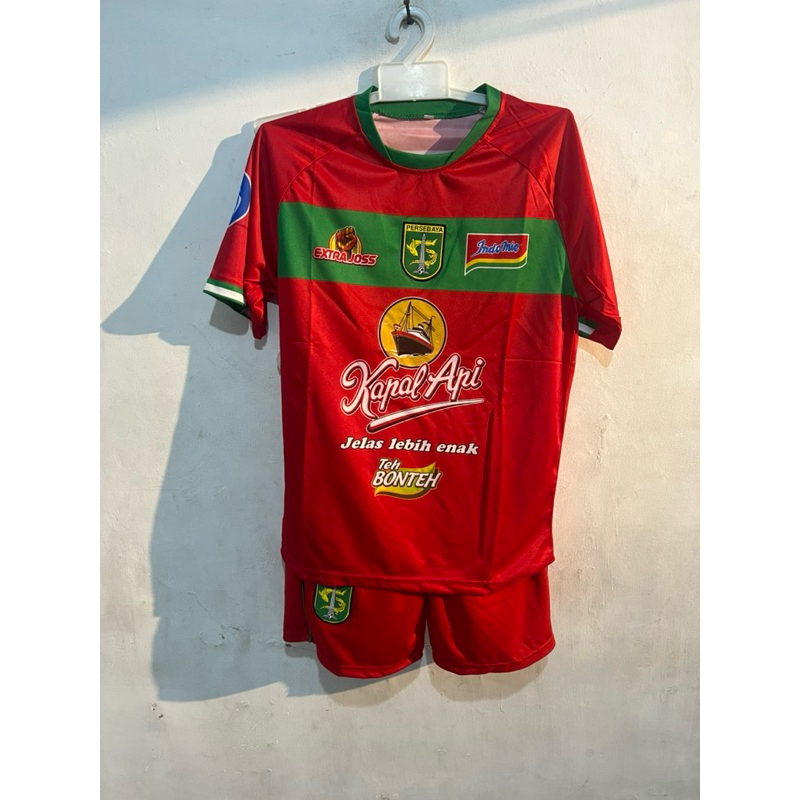 Setelan jersey persebaya merah away 2025 dewasa