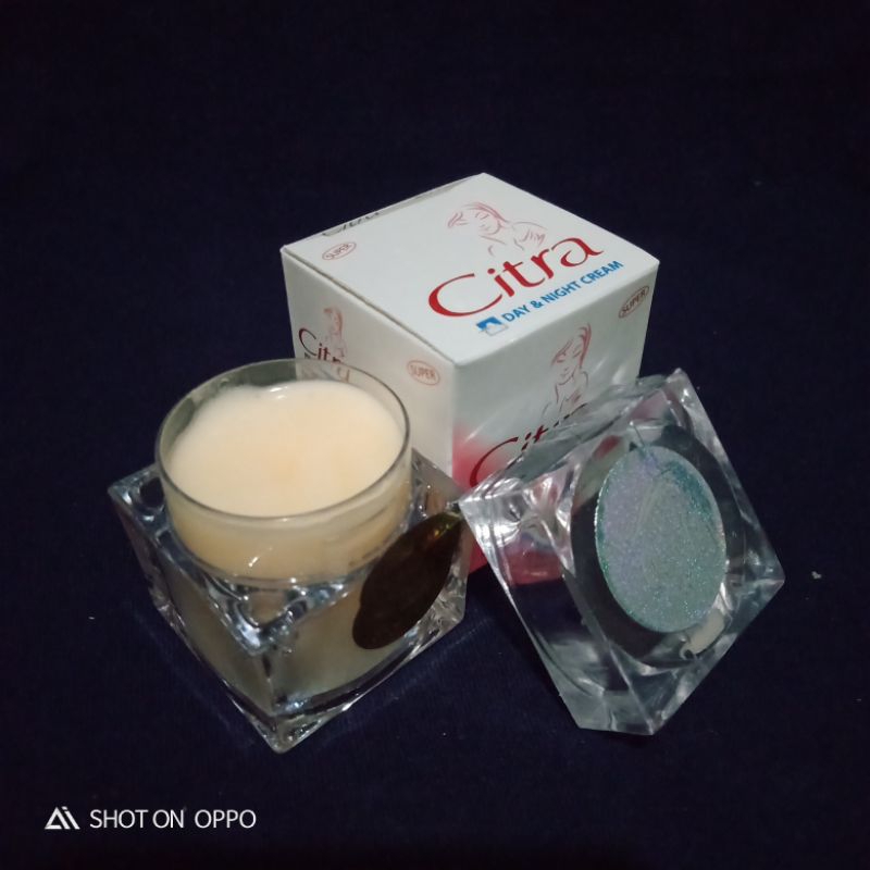 CREAM CITRA SUPER /CREAM PEMUTIH WAJAH CITRA / KRIM CITRA SUPER SIANG MALAM ECERAN