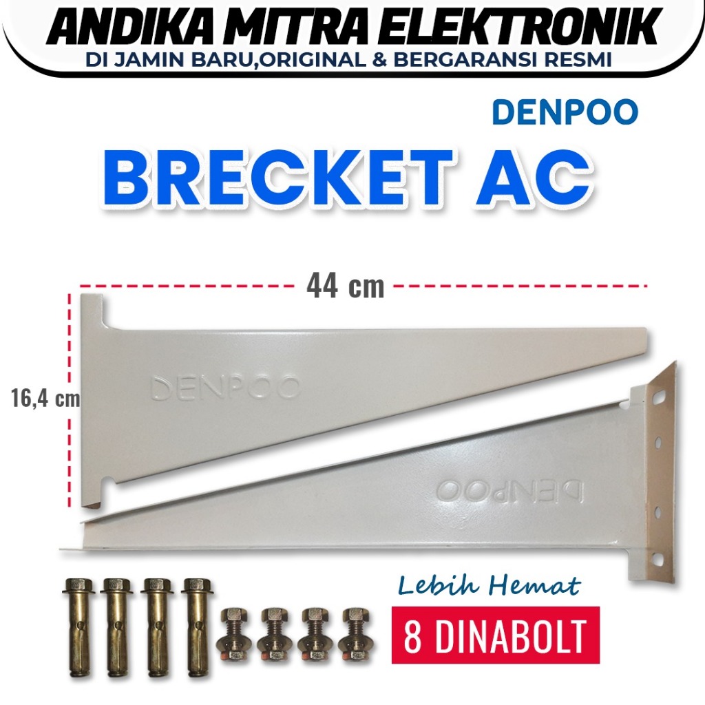 Bracket AC Denpoo Outdoor 1/2 PK - 1 PK / Dudukan AC Outdoor Tebal Merk Denpoo