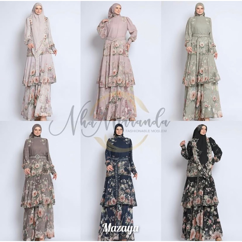 mazaya set hijab syar'i by nha miranda