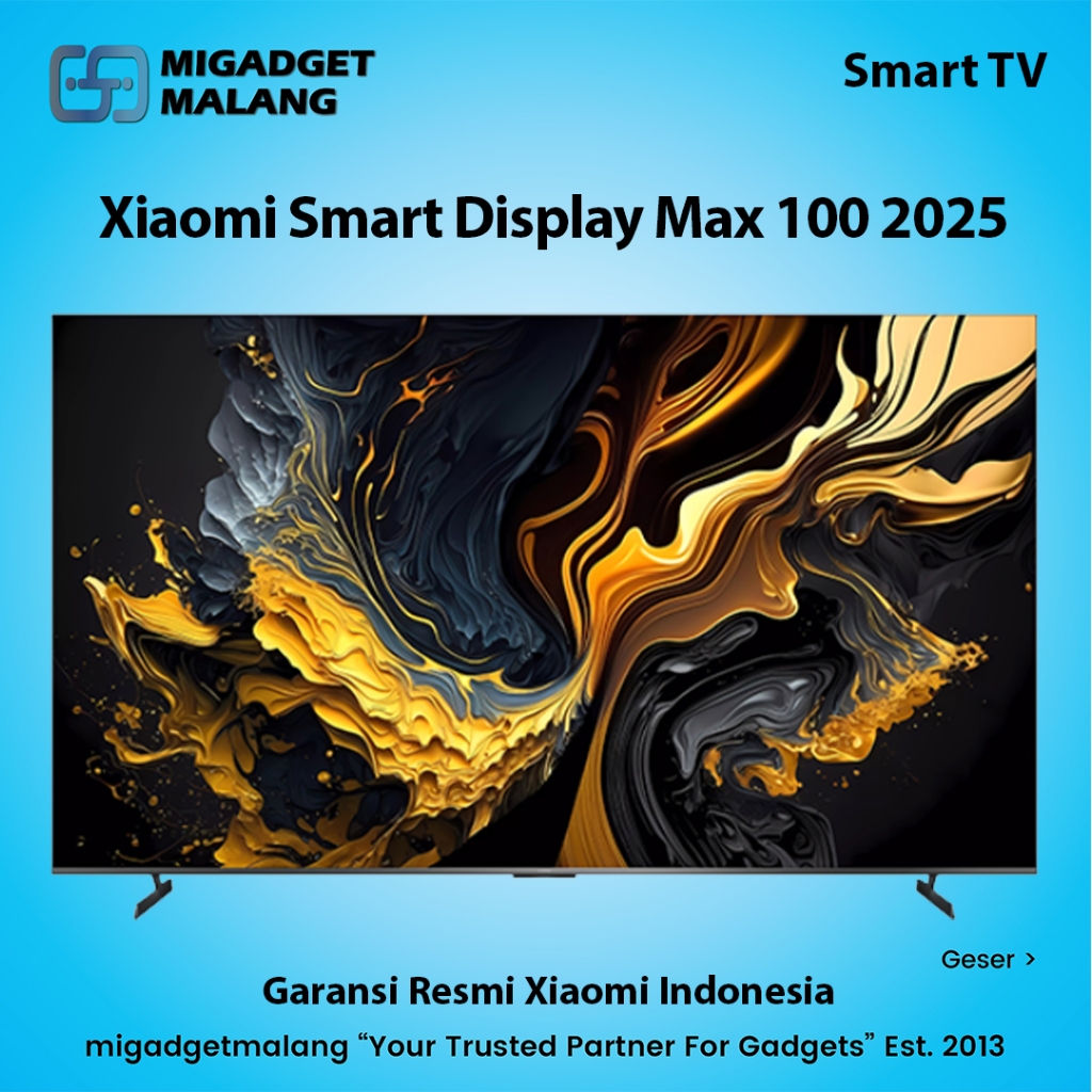 Xiaomi Smart Display Max 100 2025 Mi Smart TV 100 Inch 4K Google TV RAM 3/32 GB