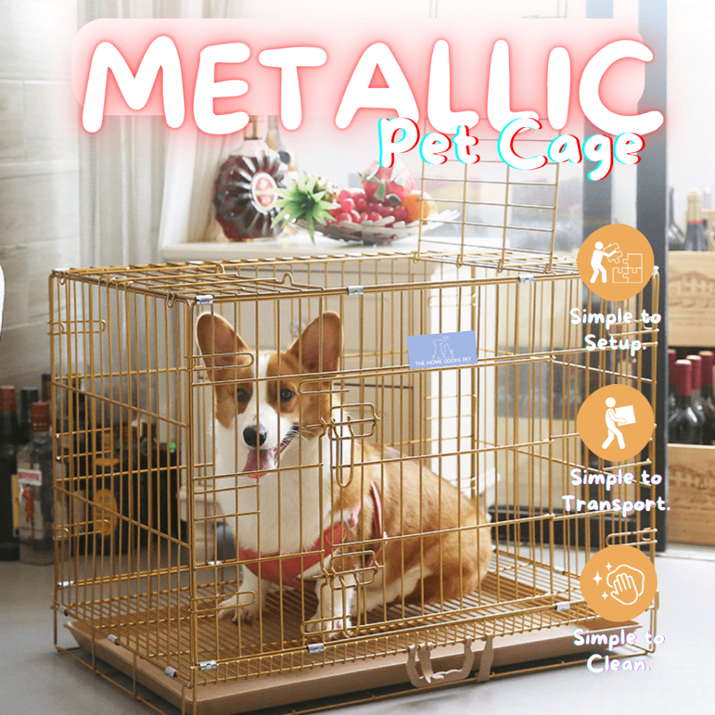 Kandang Hewan Besi Lipat/ Kandang Hewan Besi/ Metallic Pet Cage/ Kandang Kucing Lipat/ Kandang Besi 