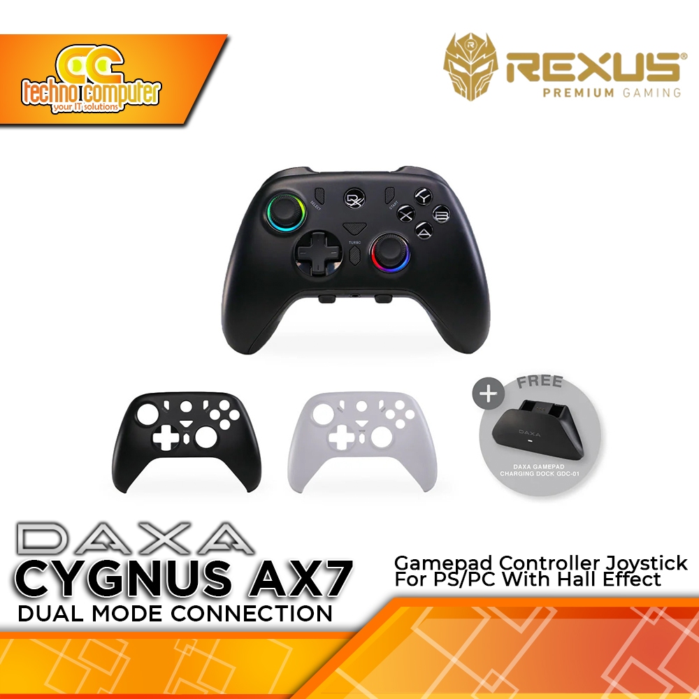 REXUS GAMEPAD DAXA CYGNUS AX7 Wireless Wired Dual Connection
