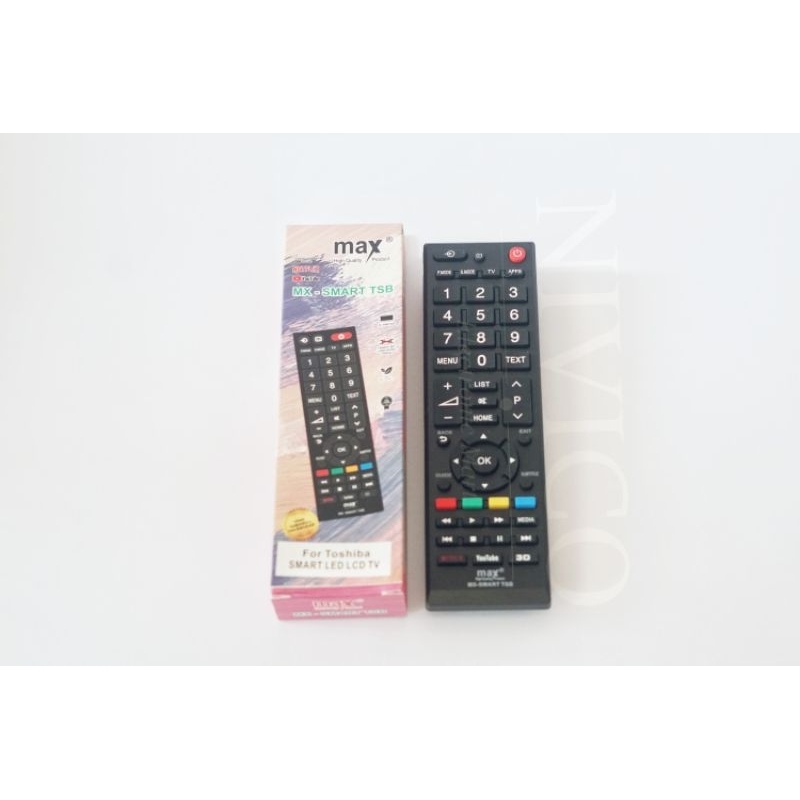 REMOT TOSHIBA SMART LED LCD TV MAX MX-SMART TSB