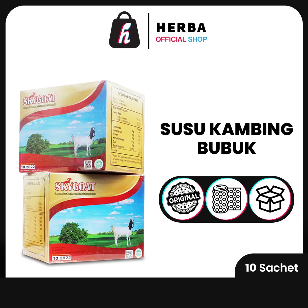 

SUSU KAMBING BUBUK SKYGOAT Susu Kambing Penggemuk Badan Susu Etawa Platinum Susu Protein Otot