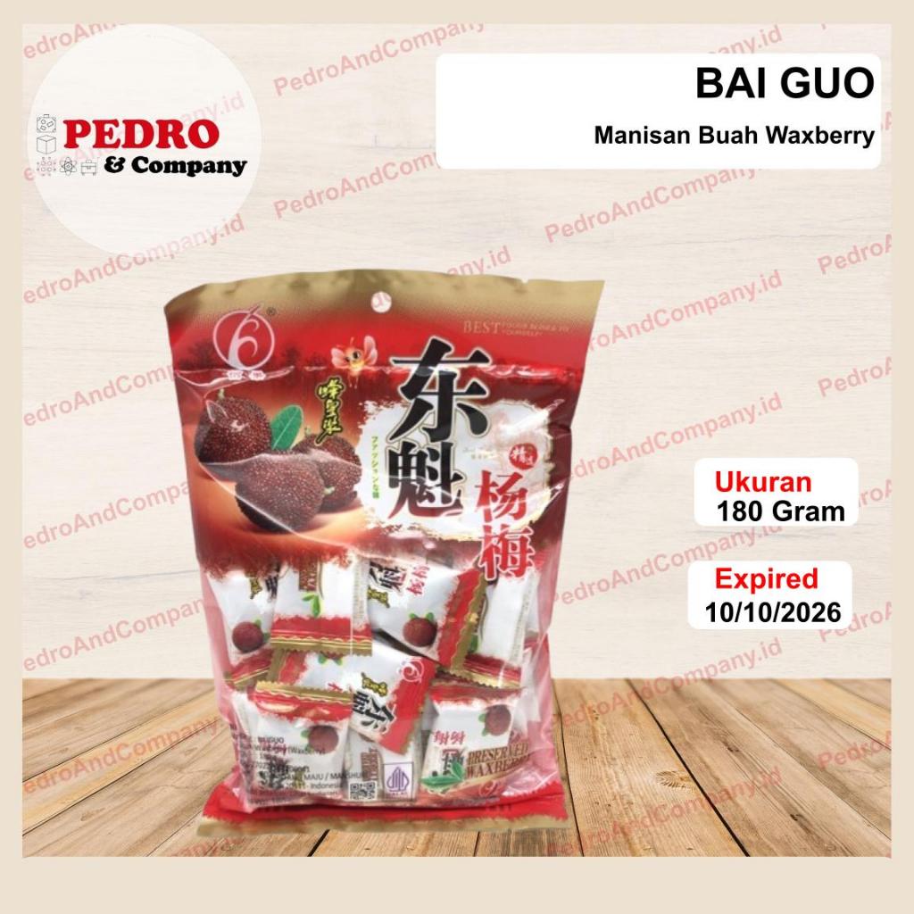 

BAIGUO preserved WAXBERRY 180 gram manisan buah beri