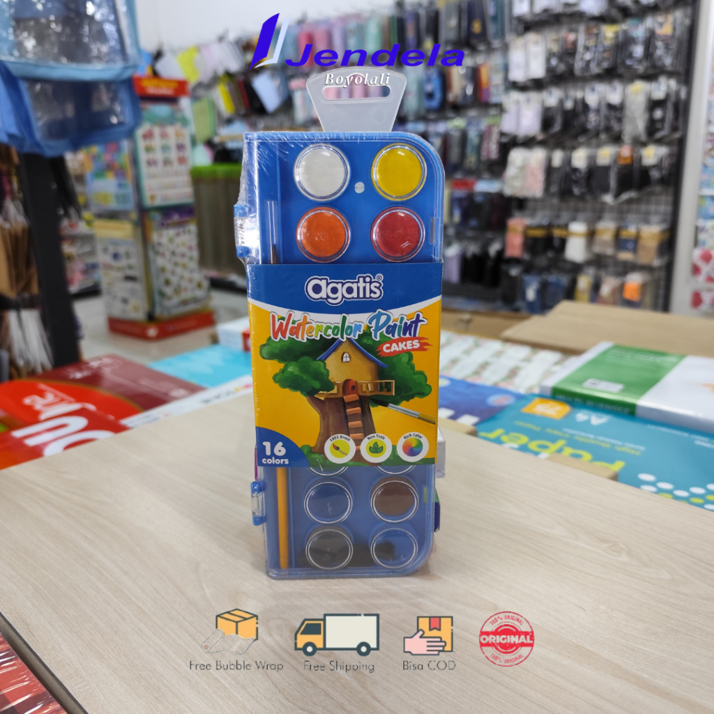 

WATER COLOR PAINT CAKES AGATIS 16W PC-C-1601 8990021101447