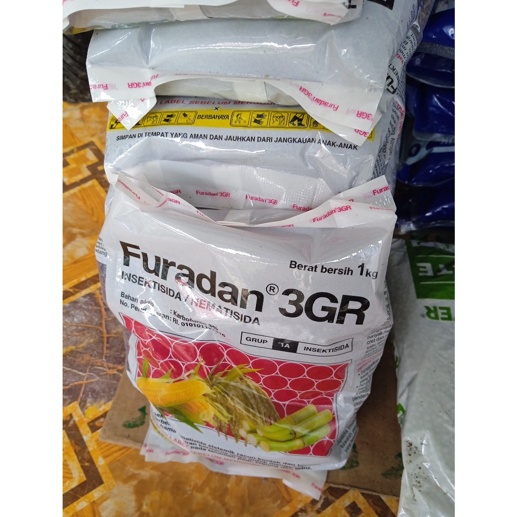 FURADAN CURATER KARBUFARON 3% PEMBASMI HAMA TANAMAN ORIGINAL