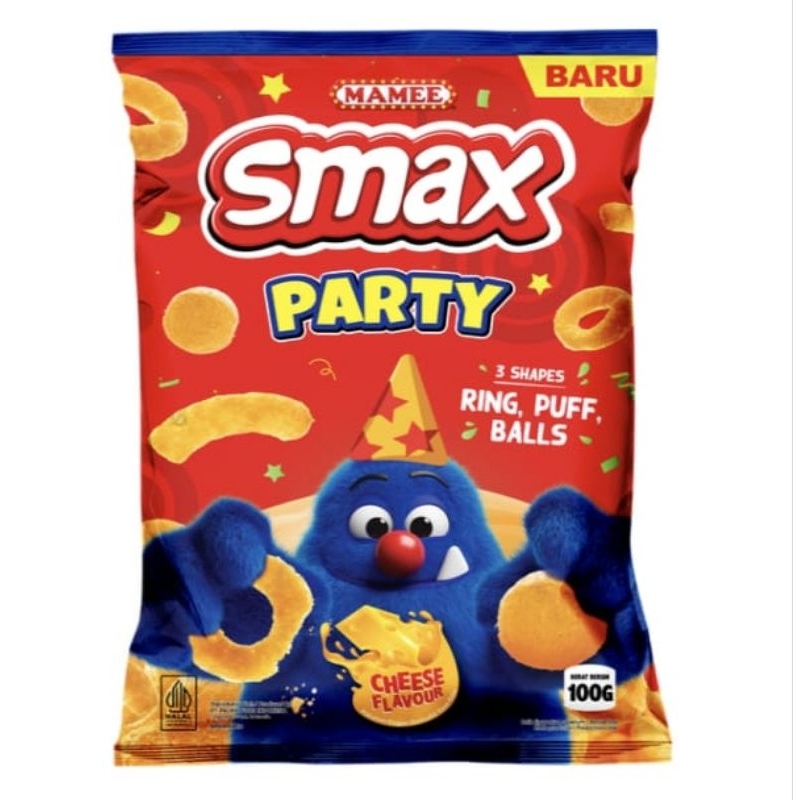 

SMAX PARTY RING PUFF BALLS NETTO 100 GR