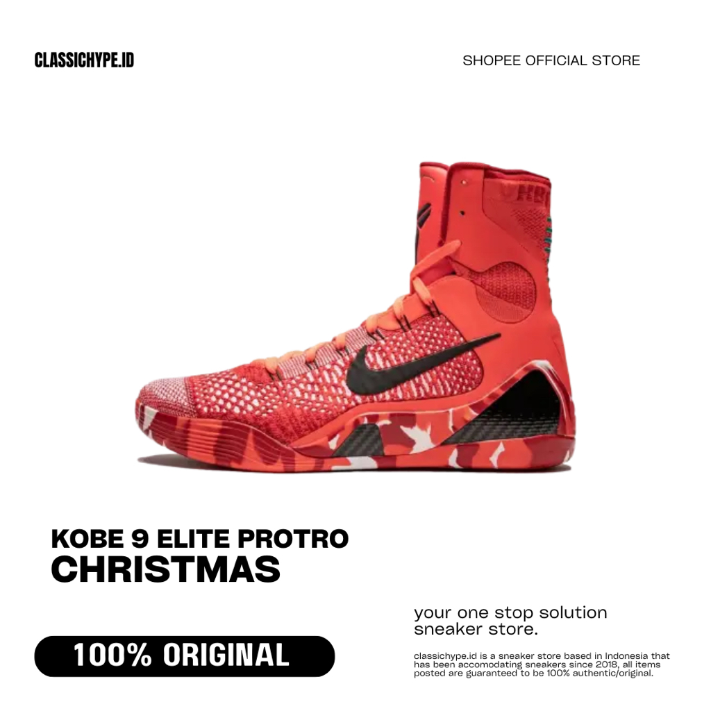 Nike Kobe 9 Elite Protro Christmas 100% Original