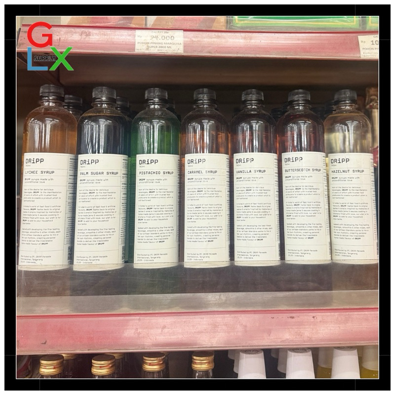 

GLX SUPPLY | DRIPP SYRUP BERBAGAI VARIANT