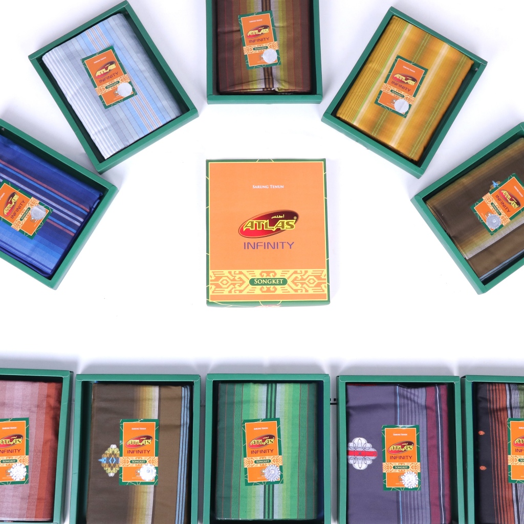 Grosir 10 Pcs Sarung ATLAS Infinity Songket