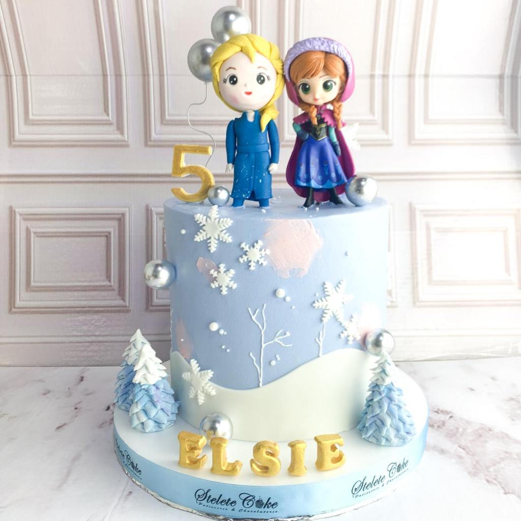 

Kue Ulang Tahun/Birthday Cake/Kue Ultah Tema Frozen Anna Elsa/Kue Birthday Jakarta