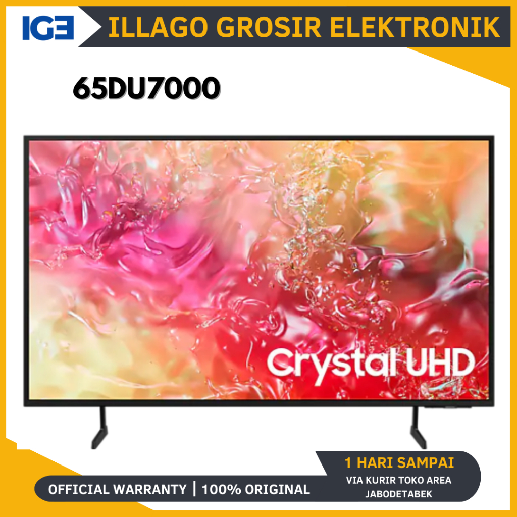 SAMSUNG 65DU7000 / DU7000 CRYSTAL UHD 4K Tizen OS Smart TV 65 Inch