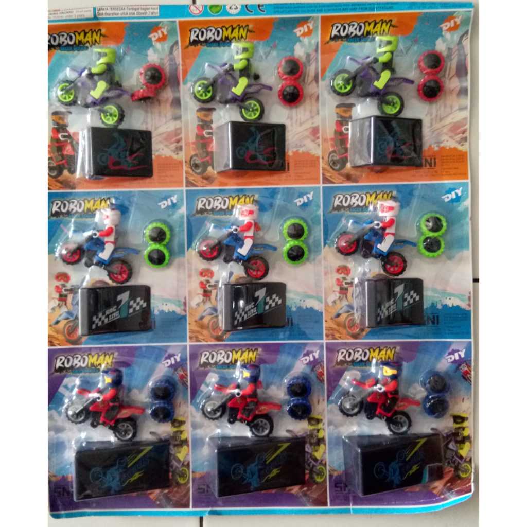 Mainan Lego Roboman Motor Cross MC586