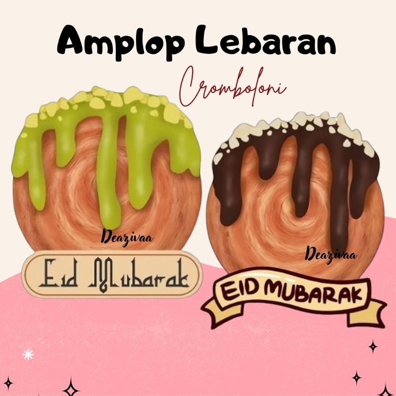 

Amlop Lebaran Cromboloni - Angpau lebaran 3D isi 12 pcs