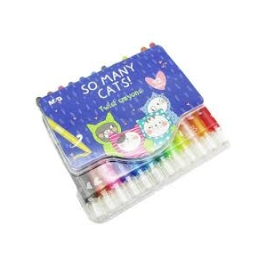 

So Many Cats Twistable Crayon Set, 12 Colors AGMX4336