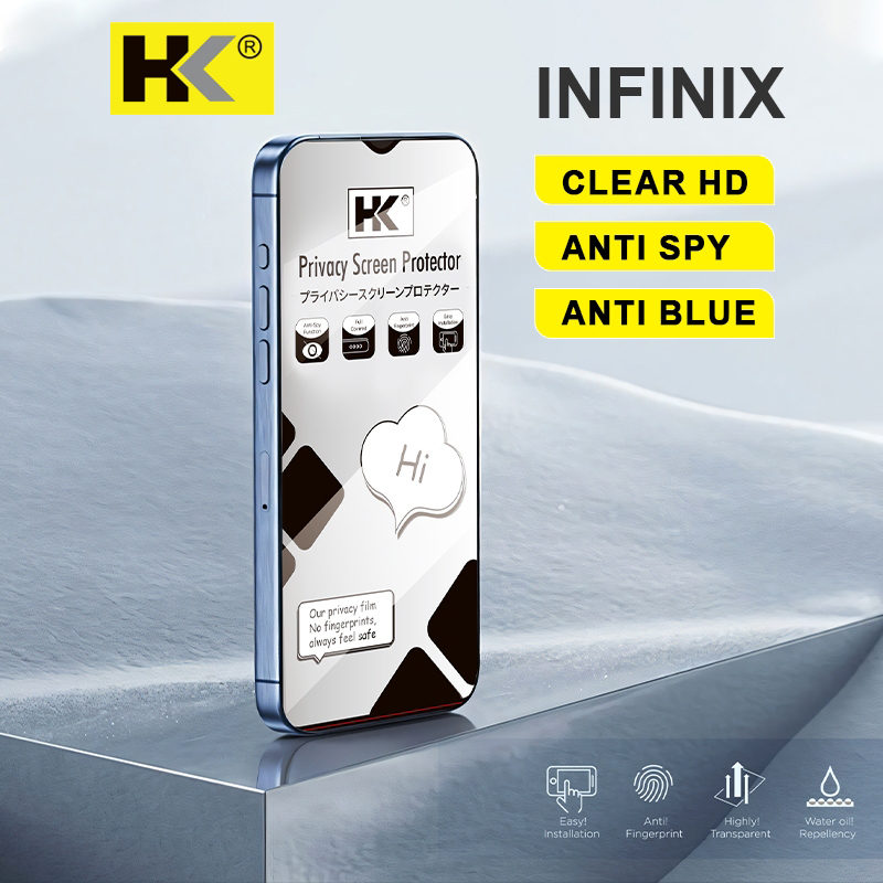 HK INFINIX ANTI GORES ANTI BLUE CLEAR HD Tempered Glass Infinix HOT 50 5G 50i 60 60i NOTE 7 LITE 8 8