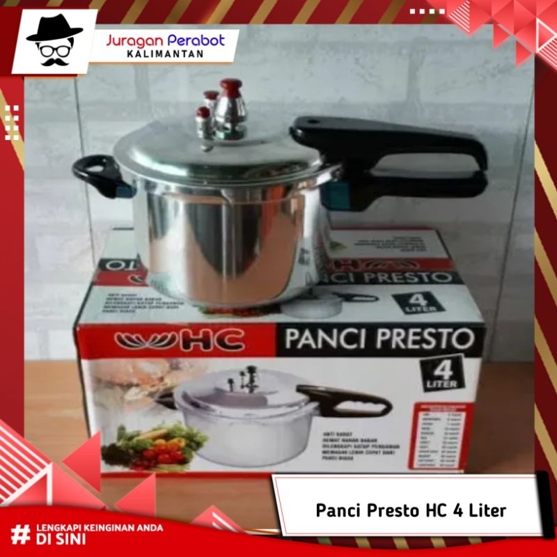 Panci Presto HC 4 Liter / Panci Presto 8 Liter / Panci Presto 12 Liter
