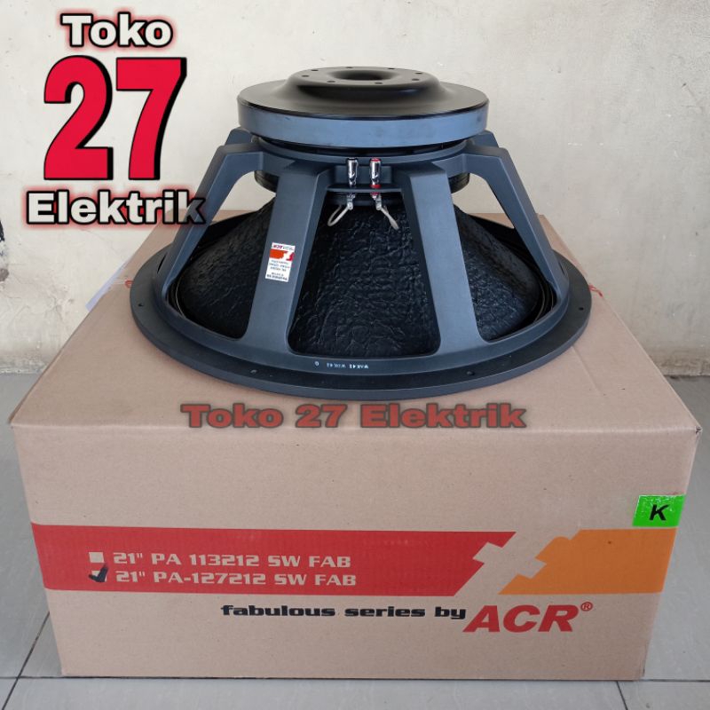 Speaker ACR Fabulous 21 inch PA 127212 SW 2200 WATT