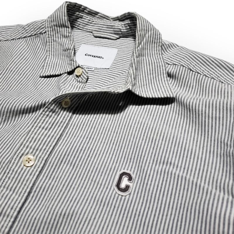 MAJNUN STUFF - KEMEJA WORKSHIRT HICKORY STRIPE COVERNAT