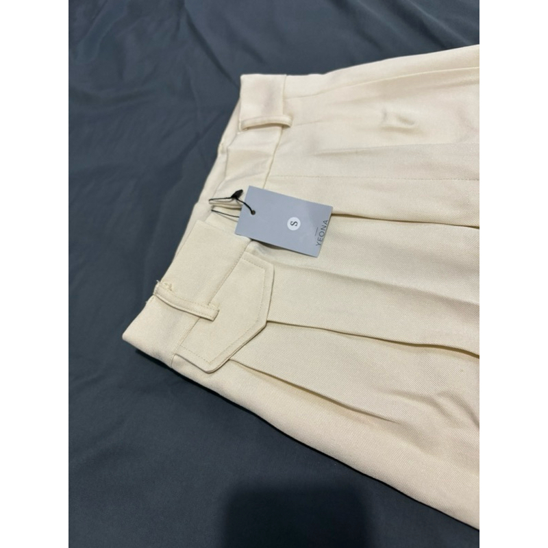 ORO PANTS BY YEONA-ivory