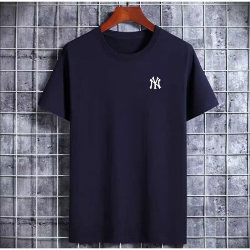 PROMO (L.XL.XXL) Baju kaos pria logo NY (BKP002)