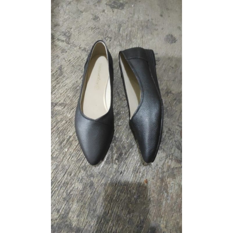 SEPATU PANTOFEL WANITA KULIT SAPI ASLI