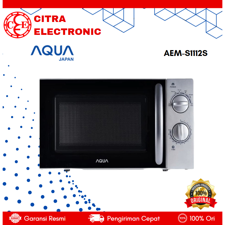 Aqua AEMS1112S Microwave Oven 17 Liter Manual