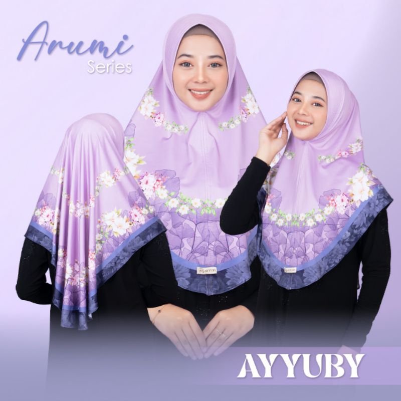 ARUMI SERIES Matt Jersey Print by Ayyuby Hijab