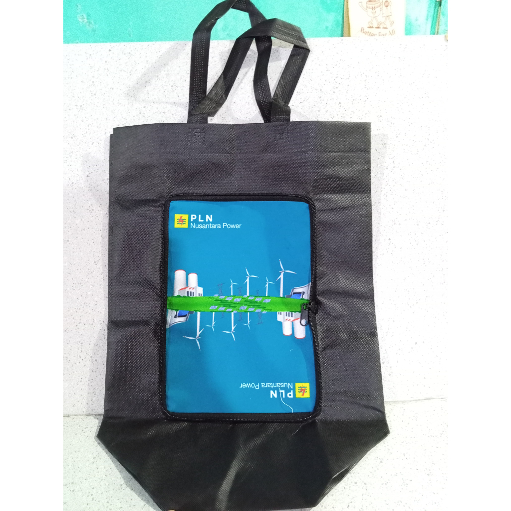 Tas Lipas Custom / Tas Lipat Sembako /  Tas Souvenir PLN / Tas PLN Custom / Shopping Bag Jumbo  / Ta