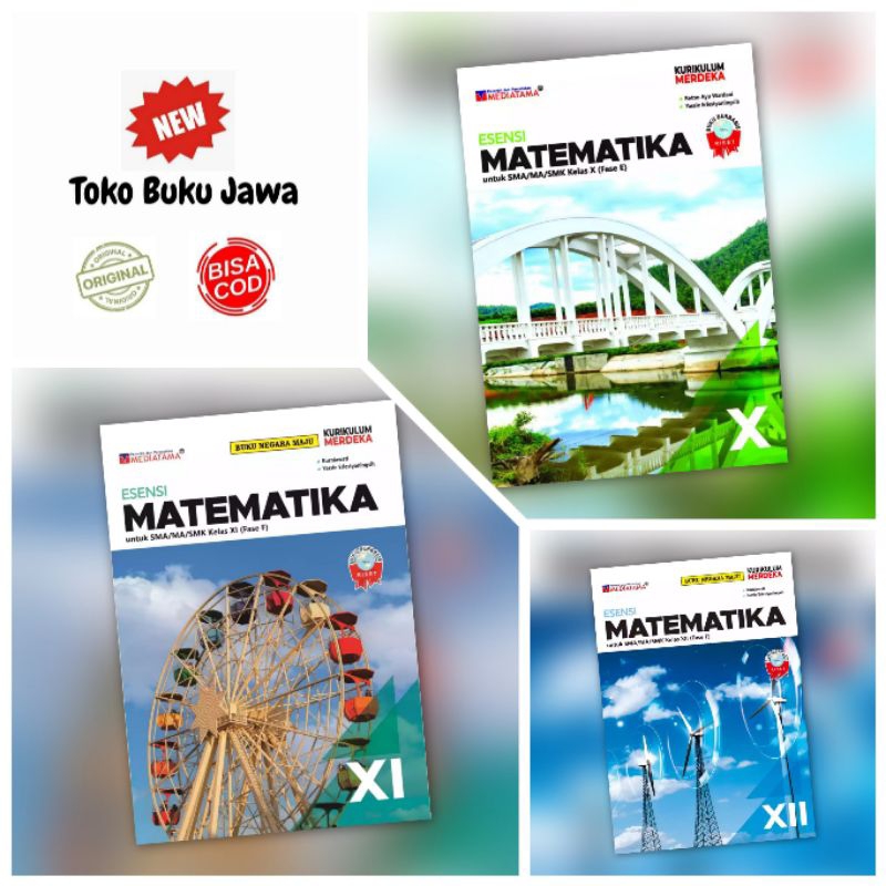 [Mediatama] ORI Buku Esensi Matematika Kelas 10 11 12 X XI XII (Fase E) Mediatama Kurikulum Merdeka
